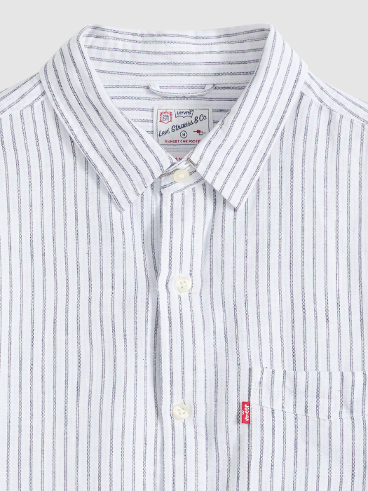 Levi's Мужская Рубашка Белая Regular [2]