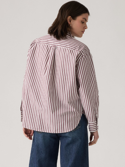 Levi's Рубашка Alb/Cafeniu Relaxed [4]