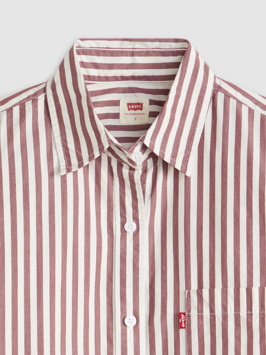 Levi's Рубашка Alb/Cafeniu Relaxed [5]