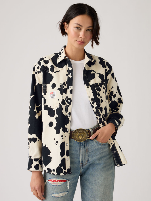 Levi's Camasa Alba/Neagra Regular Femei [2]