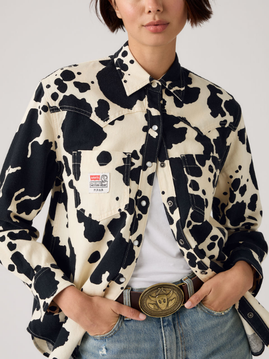 Levi's Camasa Alba/Neagra Regular Femei [3]