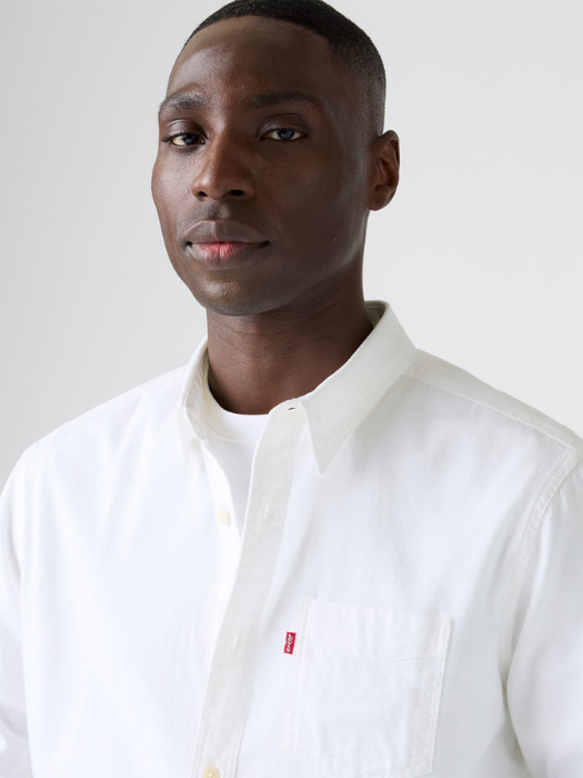 Levi's Мужская Рубашка Белая Regular [2]