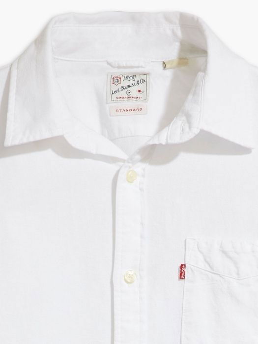 Levi's Мужская Рубашка Белая Regular [5]