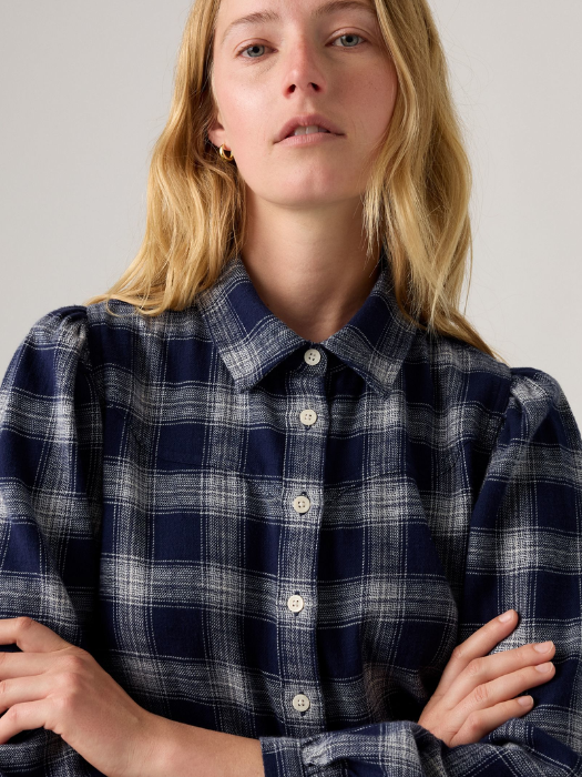 Levi's Рубашка Alb/Albastru Regular [2]