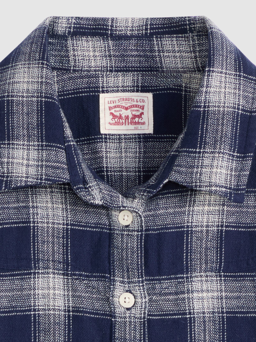 Levi's Рубашка Alb/Albastru Regular [5]