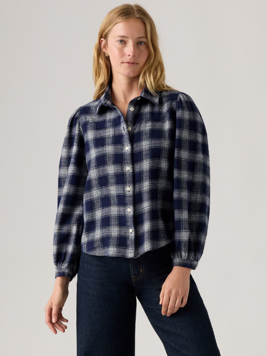 Levi's Рубашка Alb/Albastru Regular [1]