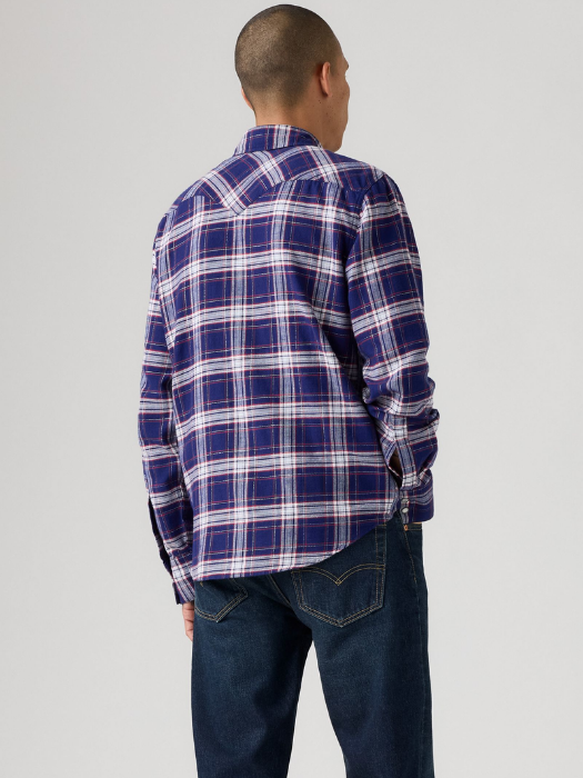 Levi's Рубашка Albastru/Alb Relaxed [4]