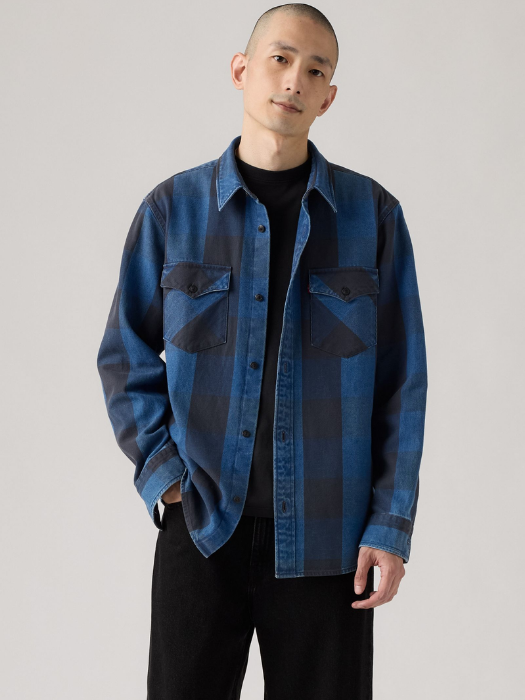 Levi's Camasa Navy Relaxed Barbati [1]