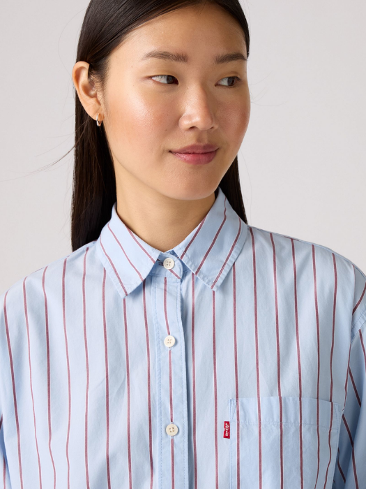 Levi's Camasa Albastra Relaxed Femei [3]