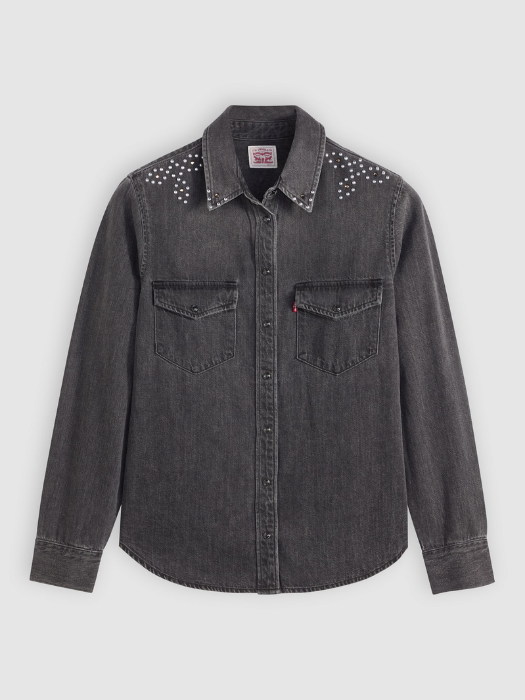 Levi's Camasa Gri Inchis Regular Femei [6]