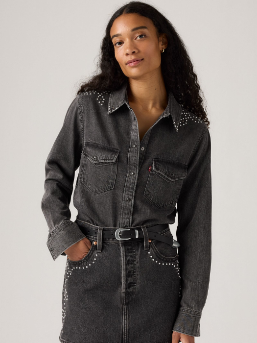 Levi's Camasa Gri Inchis Regular Femei [2]