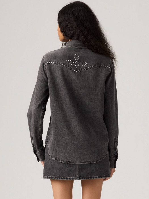 Levi's Camasa Gri Inchis Regular Femei [4]