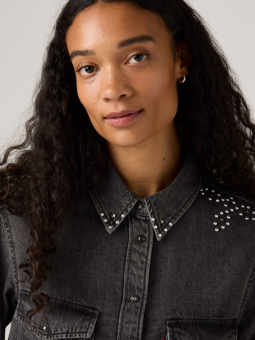 Levi's Camasa Gri Inchis Regular Femei [3]