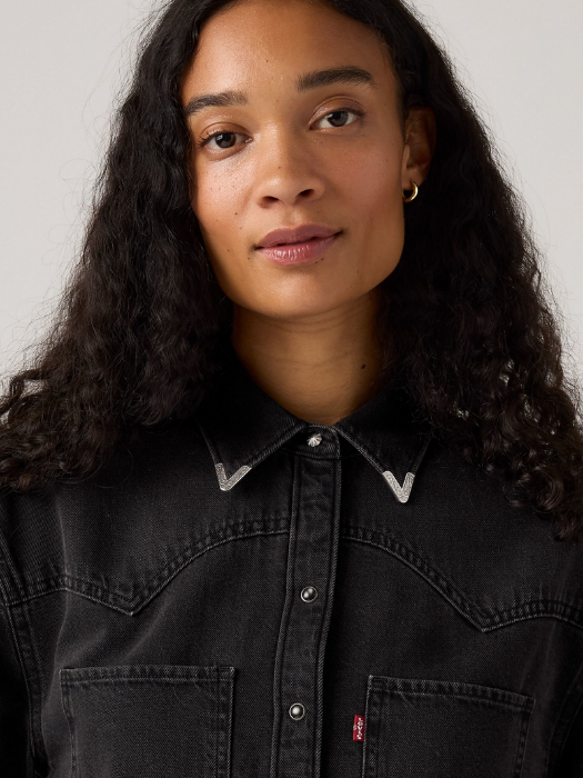 Levi's Camasa Gri Inchis Regular Femei [3]