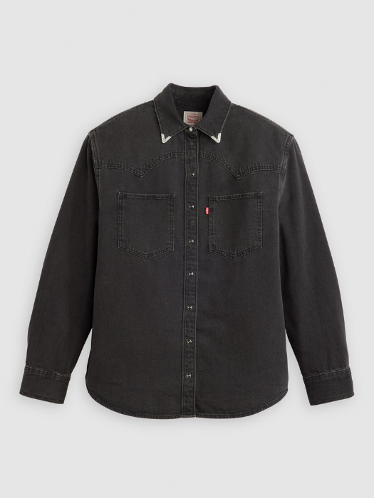 Levi's Camasa Gri Inchis Regular Femei [6]