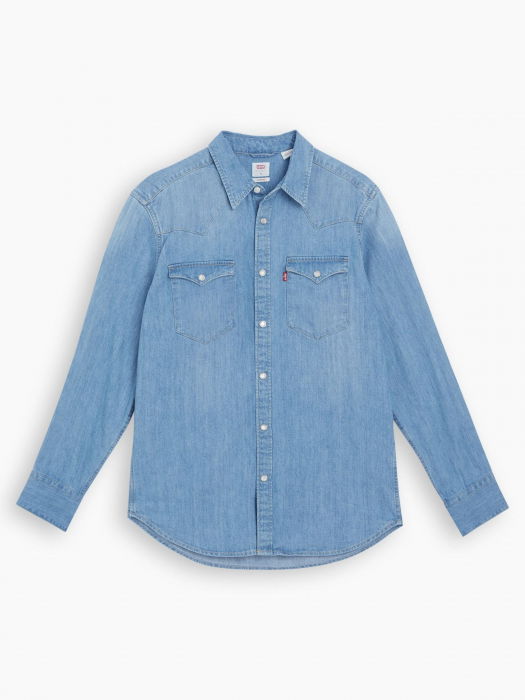 Levi's Мужская Рубашка Синяя Regular [6]