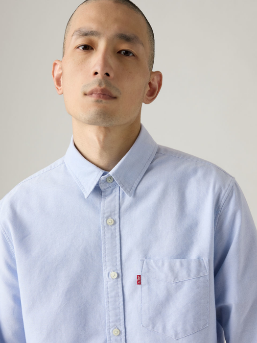 Levi's Мужская Рубашка Синяя Regular [2]