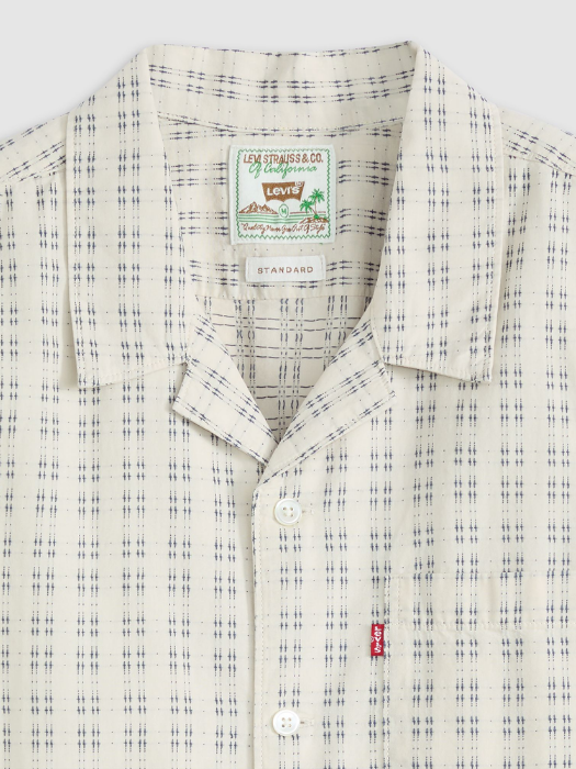 Levi's Camasa Cu Maneca Scurta Crem Relaxed Barbati [5]