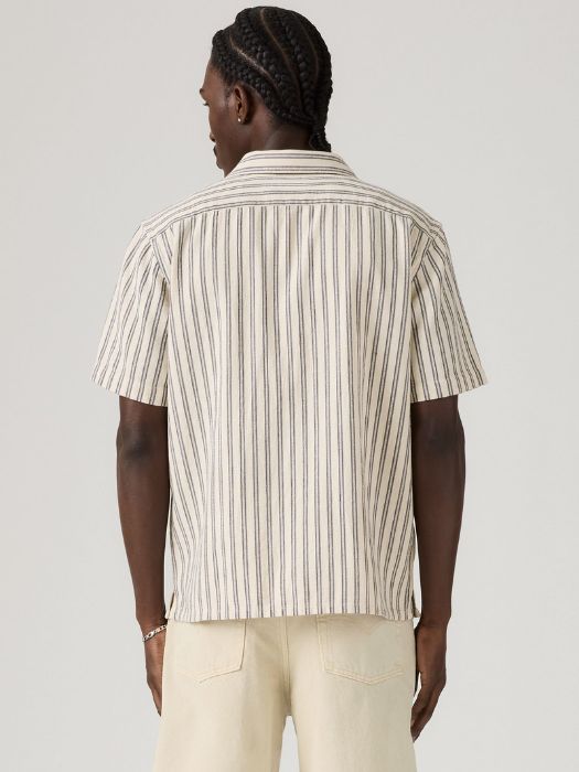 Levi's Camasa Cu Maneca Scurta Crem Relaxed Barbati [4]