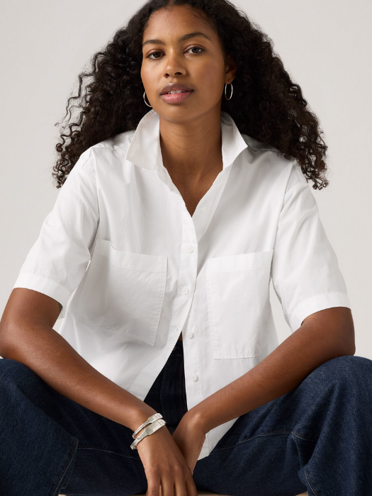 Levi's Рубашка С Коротким Рукавом Alb Relaxed [3]