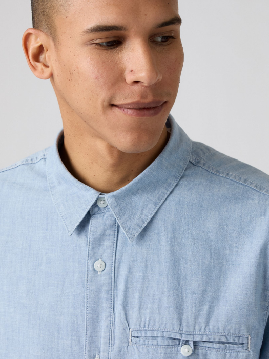 Levi's Рубашка С Коротким Рукавом Blue Relaxed [2]