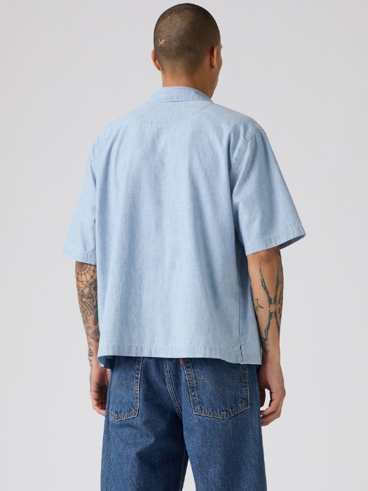 Levi's Рубашка С Коротким Рукавом Blue Relaxed [4]