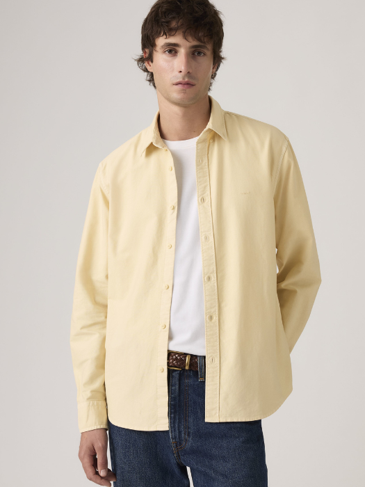 Levi's Мужская Рубашка Жёлтая Regular [3]