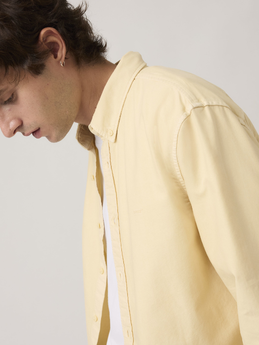 Levi's Мужская Рубашка Жёлтая Regular [2]