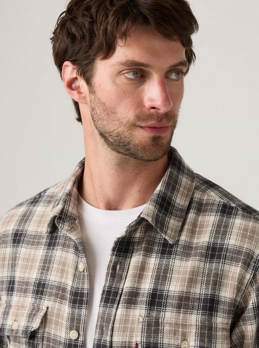 Levi's Рубашка Gri/Alb Regular [3]