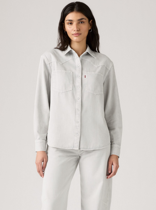 Levi's Camasa Gri Deschis Regular Femei [1]