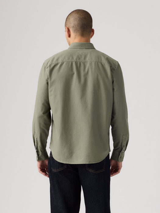 Levi's Мужская Рубашка Хаки Relaxed [4]