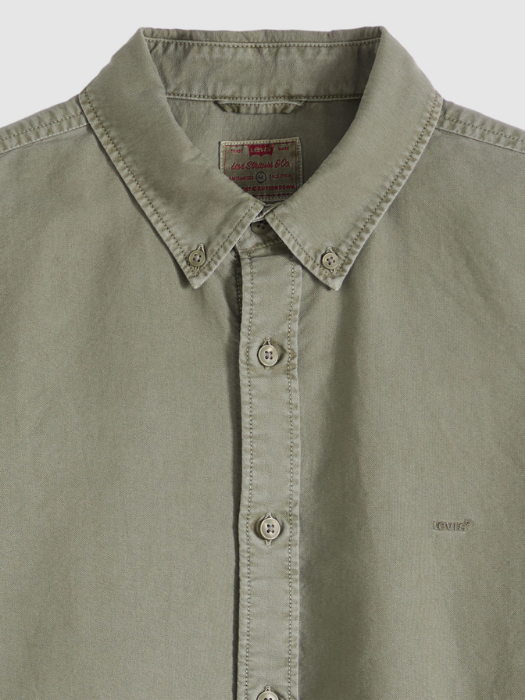 Levi's Мужская Рубашка Хаки Relaxed [5]