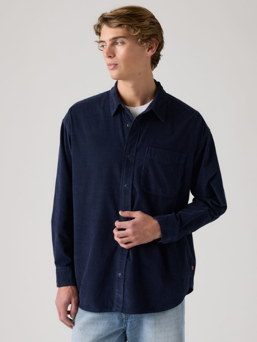 Levi's Мужская Рубашка Индиго Loose [3]