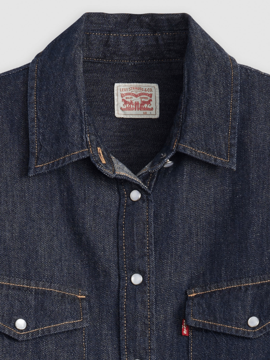 Levi's Женская Рубашка Индиго Regular [4]