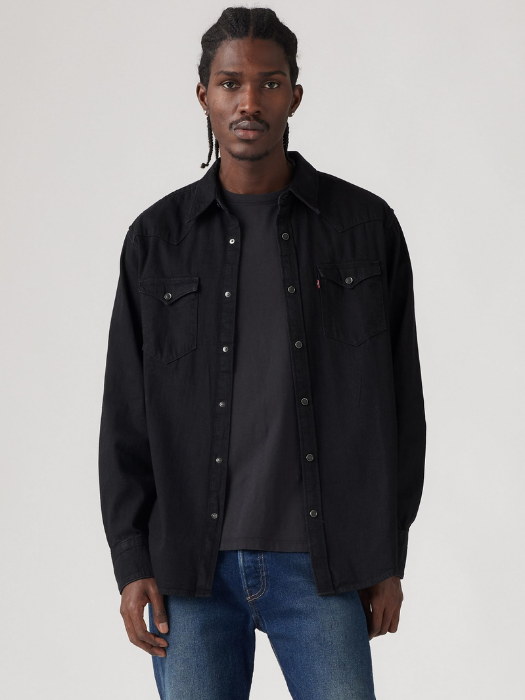Levi's Camasa Neagra Regular Barbati [1]