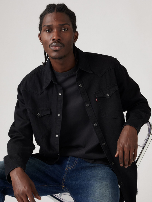 Levi's Camasa Neagra Regular Barbati [3]