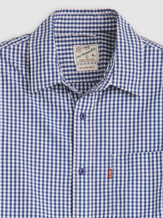 Levi's Мужская Рубашка Синяя Regular [6]