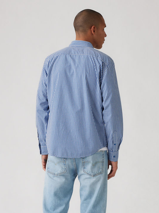 Levi's Мужская Рубашка Синяя Regular [4]