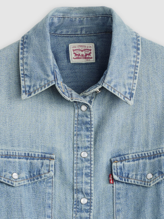 Levi's Camasa Albastra Regular Femei [6]