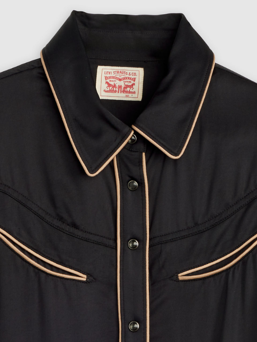 Levi's Camasa Neagra Regular Femei [5]