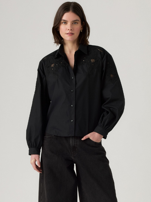 Levi's Camasa Neagra Relaxed Femei [1]
