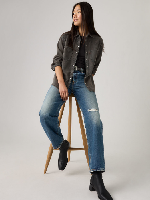 Levi's Camasa Neagra Relaxed Femei [4]