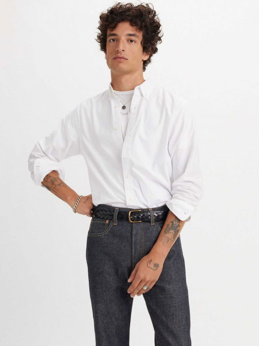 Levi's Мужская Рубашка Белая Regular [4]