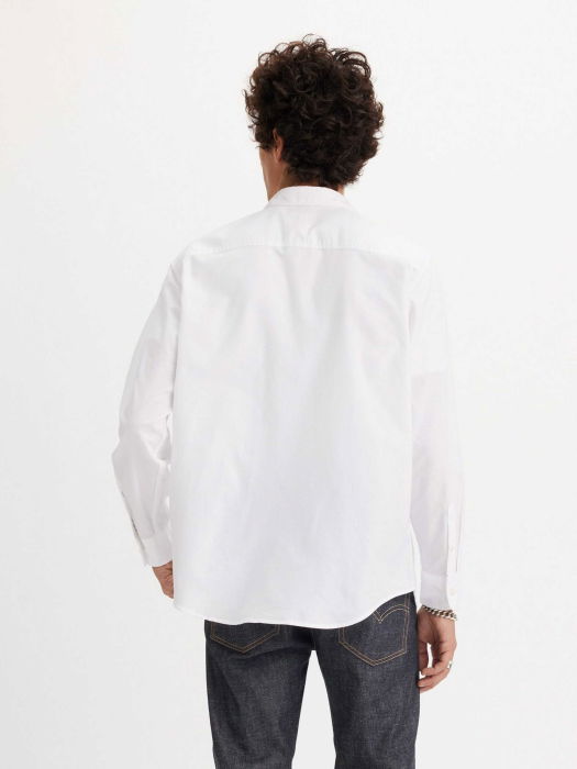 Levi's Мужская Рубашка Белая Relaxed [2]