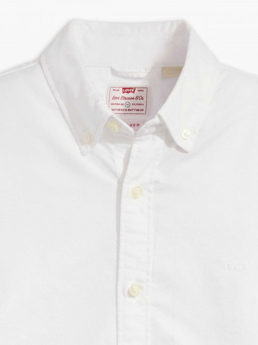 Camasa Alba Relaxed Barbati [5]