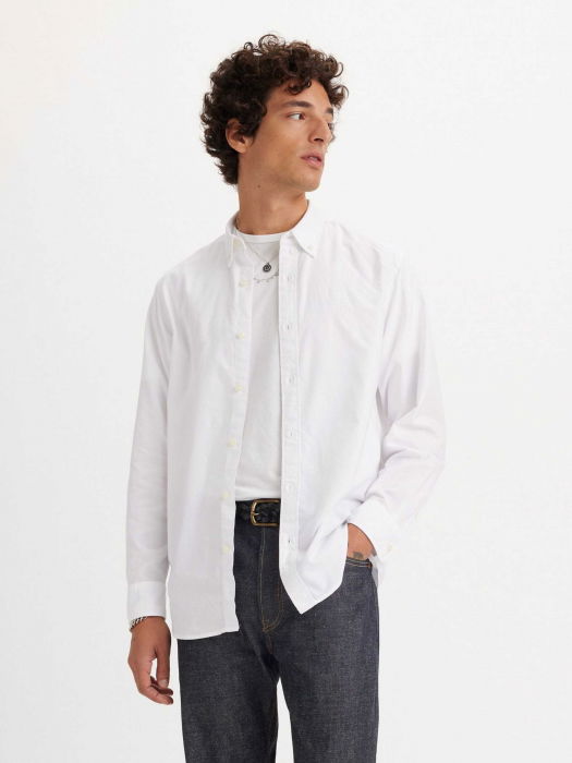 Levi's Мужская Рубашка Белая Regular [3]