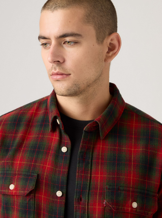 Levi's Рубашка Rosu/Verde Regular [3]