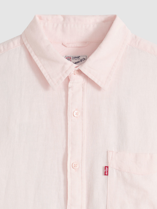 Levi's Мужская Рубашка Светло-Розовая Regular [5]