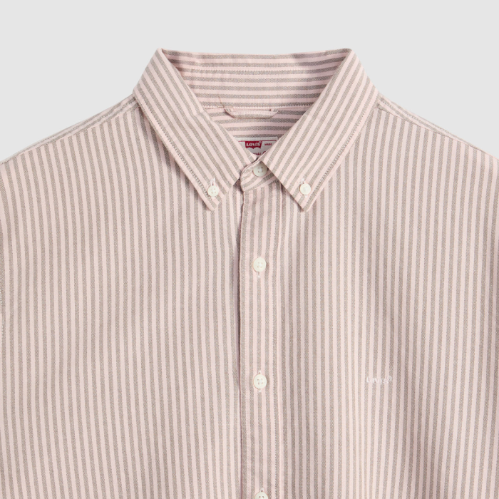 Levi's Мужская Рубашка Светло-Розовая Regular [6]