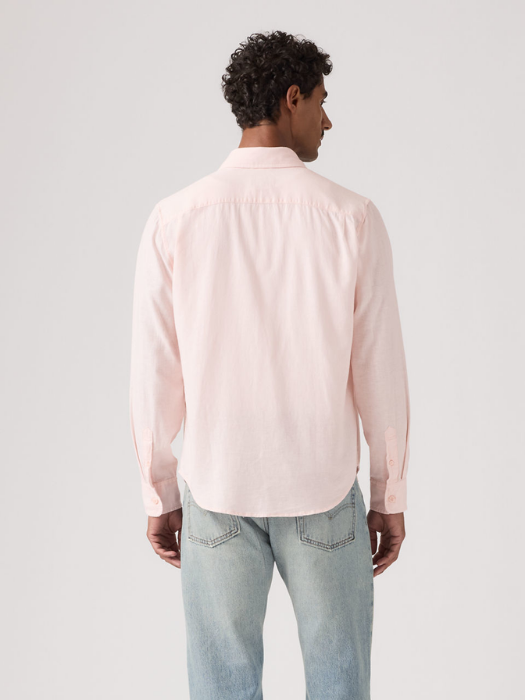 Levi's Мужская Рубашка Светло-Розовая Regular [4]